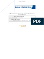 Light Icu Nursing in Critical Care