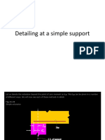 Detailing at Simple Supports