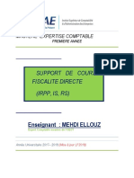 Cours Fiscalitc3a9 Mehdi Ellouz 2018 PDF