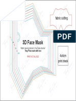 FULL SIZES PERFECT 3D Face Mask Pattern PDF