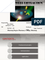 X-Ray Powder Diffraction: Dharmaj Degree Pharmacy College, Dharmaj