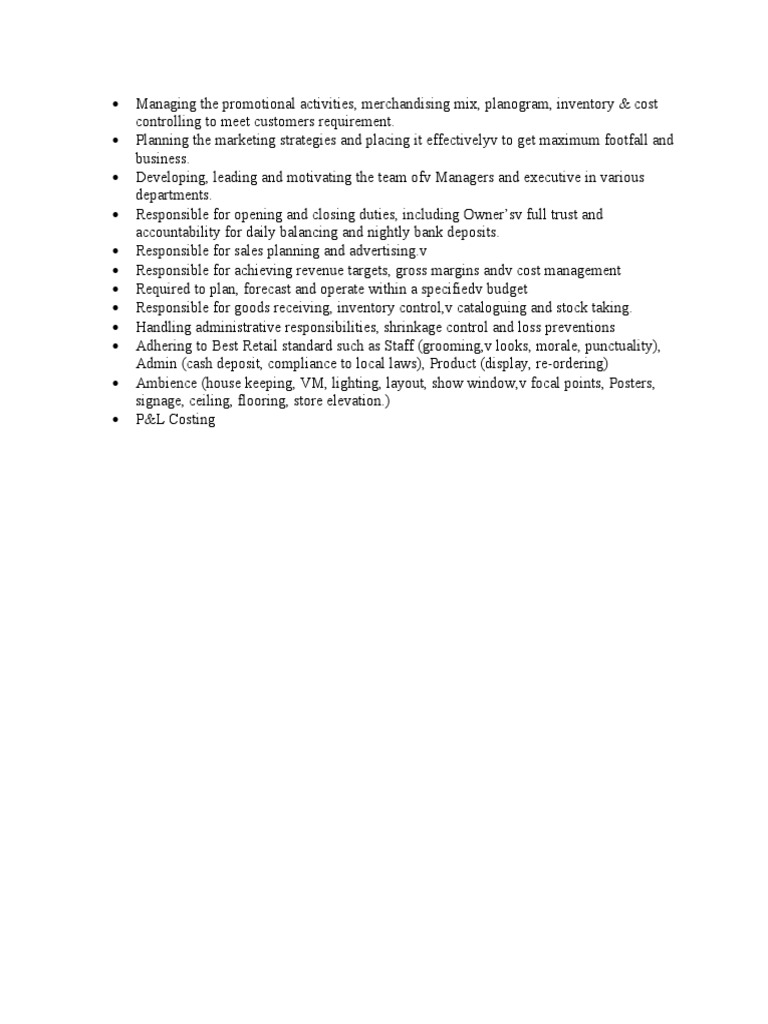 Retail Management Essentials | PDF