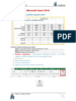 Quinto Ejercicios Excel