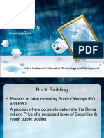 Book Building: Securities Market