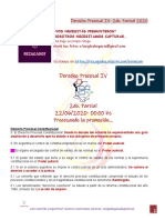 22-06-2020 Derecho Procesal 4 Segundo Parcial Rezagados PDF