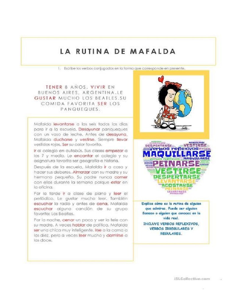 La Rutina de Mafalda