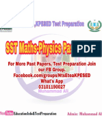 SST Maths Physics by Muhammad Ali