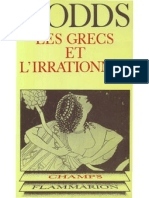 E.R. Dodds, Les Grecs Et L - 'Irrationnel