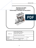 Desmontaje y Montaje Del Mecanismo PDF