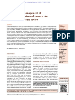 21. Diagnosis and management of gatrointestinal stromal tumors. an update literature review