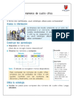 Comparación de Numeros de 4 Cifras PDF