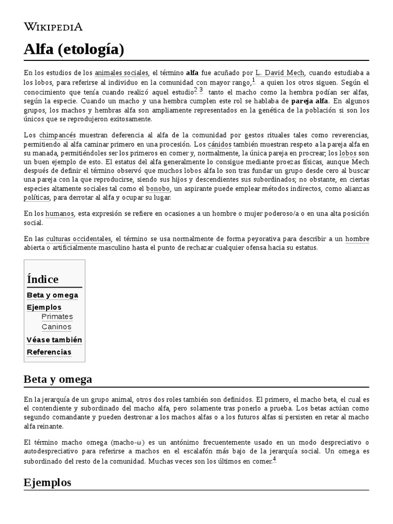 Alfa PDF Zoología Etología