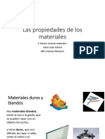 Las Propiedades de Los Materiales