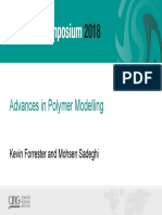 CMG Advances in Polymer Modelling TS2018