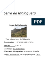 Serra da Malagueta - Ponto mais alto de 1.064m na ilha de Santiago