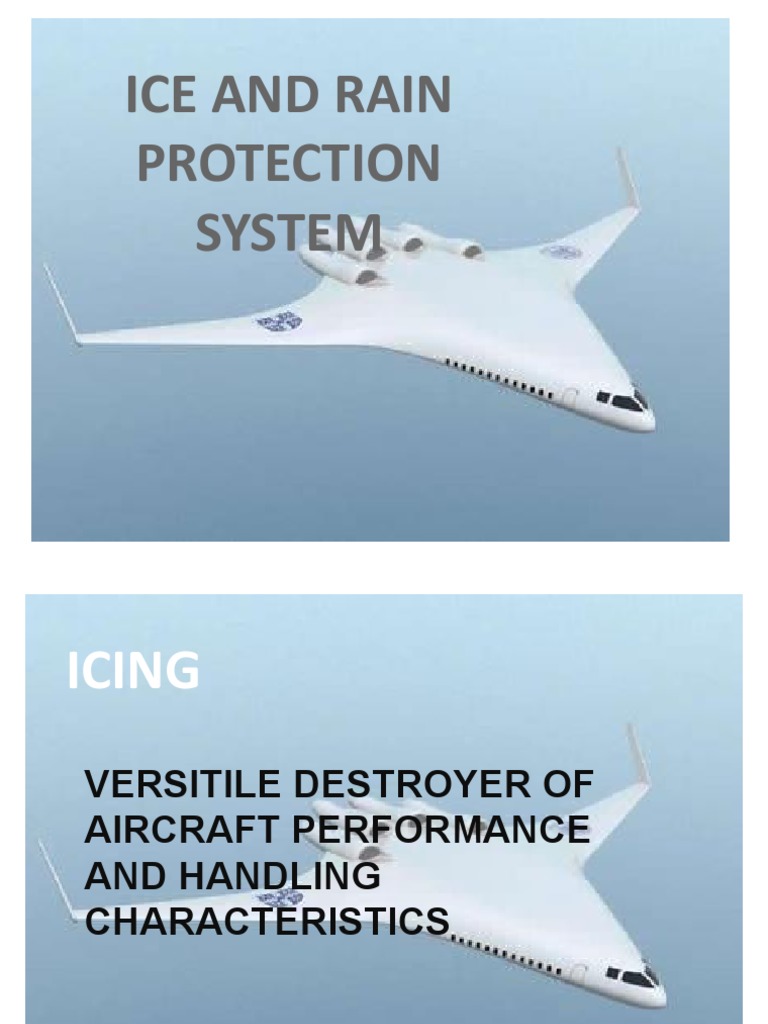 Ice and Rain Protection System PDF Ice Applied And