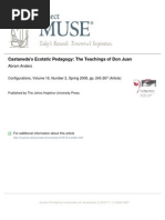 Castaneda's Ecstatic Pedagogy
