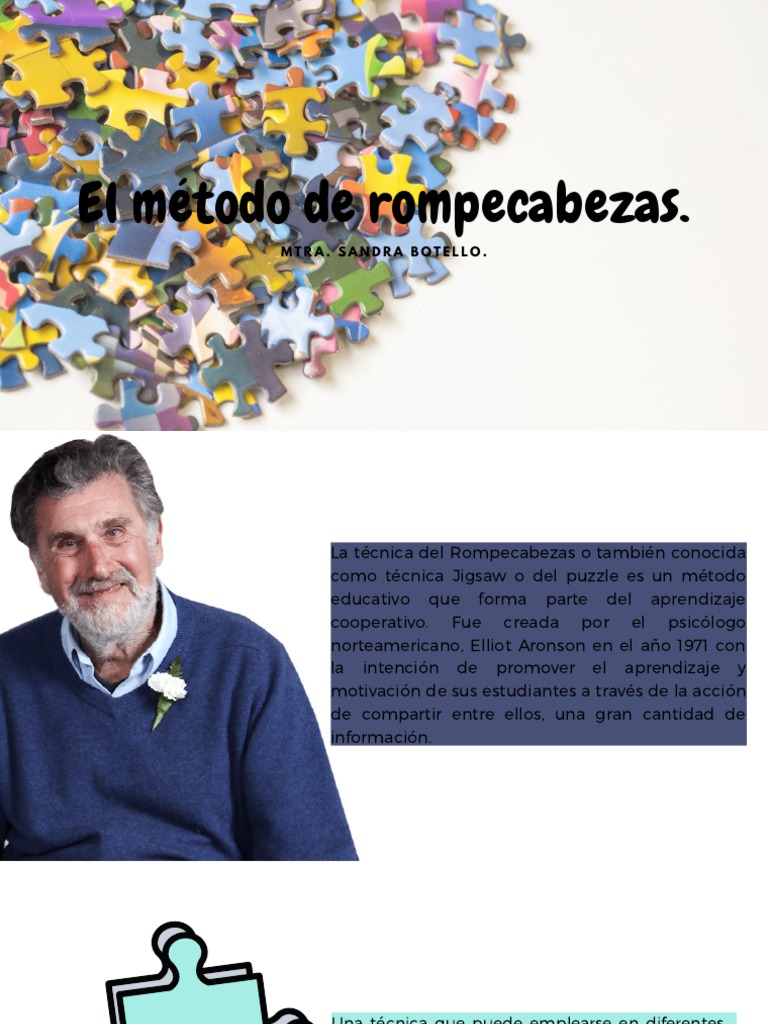 Técnica Jigsaw en Aprendizaje Cooperativo | PDF | Aprendizaje ...