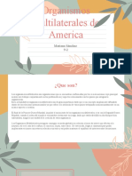 Organismos Multilaterales de America