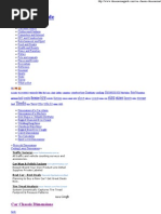 Car Chassis Dimensions - Dimensions Guide