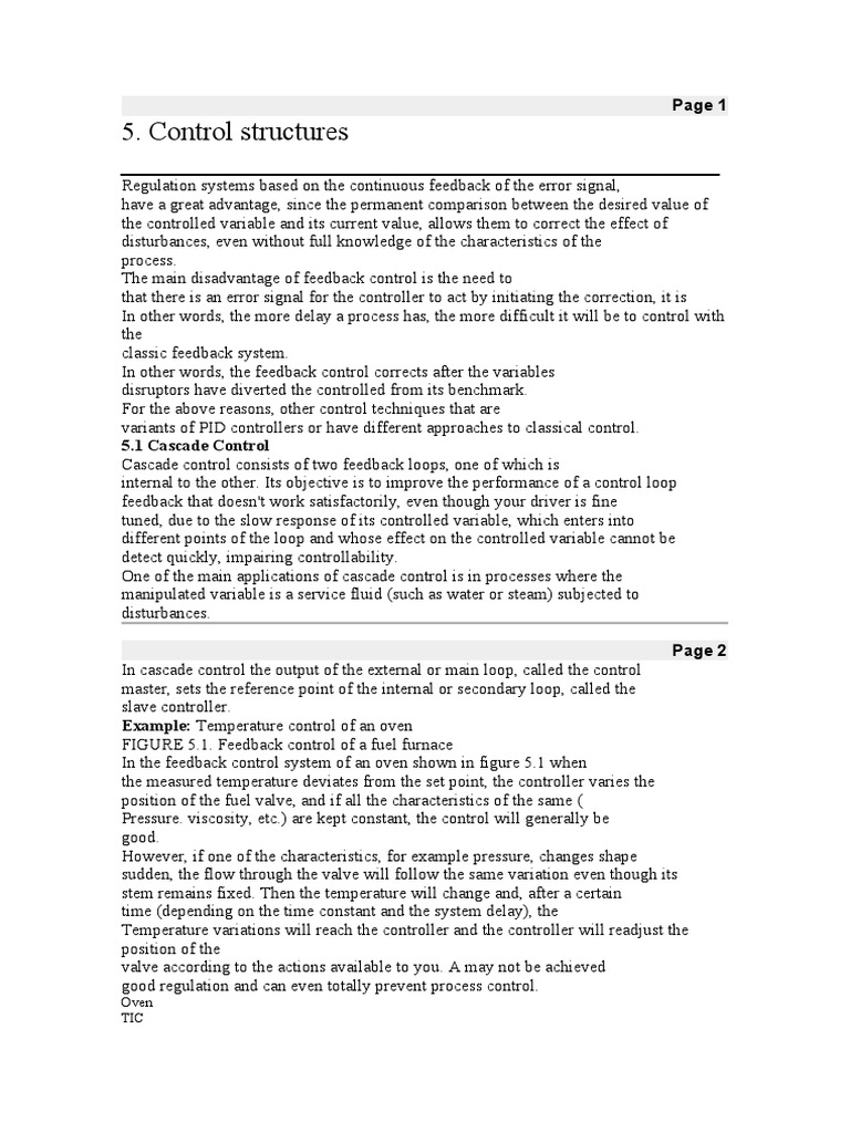Cascade and Feed-Forward Control Systems | PDF | Control Theory | Feedback