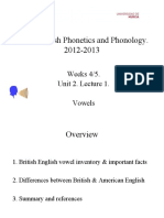 English+Phonetics+and+Phonology +unit+2 +vowels +lecture+1