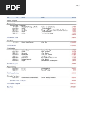 Truitt December 2010 Expense Report