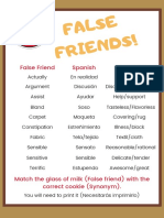 False Friends Actividad Descargble Mail