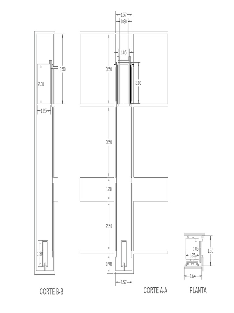 Corte Ascensor Model Pdf Pdf