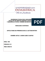 Ensayo de Procesos Cognitivos Implicados en La Escritura