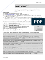Delta Emotional Support Animal Required Forms 9 20 19 PDF