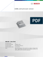 Combined Humidity and Pressure Sensor: BME280 - Data Sheet