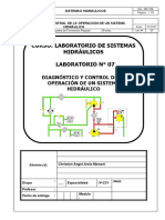 L07. Diagnóstico y Control de La Operación de Un Sistema Hidráulico - 2020