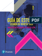 Guia de Estudio - Examen Ingreso UANL - 2020 PDF