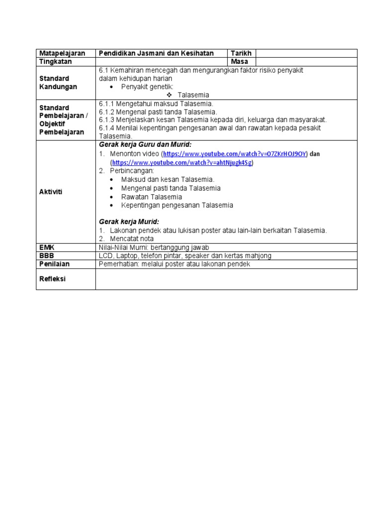 Peers Thalasemia 1 Jam Pdf