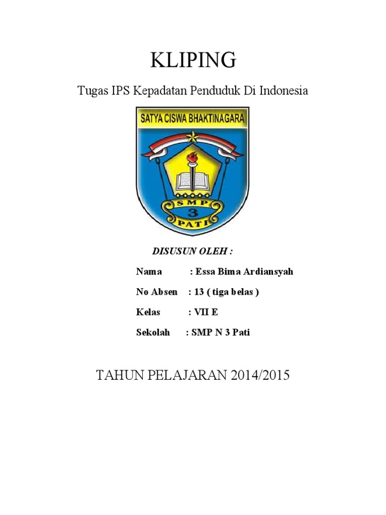 Kepadatan Penduduk Di Indonesia | PDF