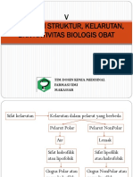 Hubungan Struktur, Kelarutan, Dan Aktivitas Biologis