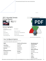 2011 Hyundai Sonata SE Sedan Private Values - Kelley Blue Book