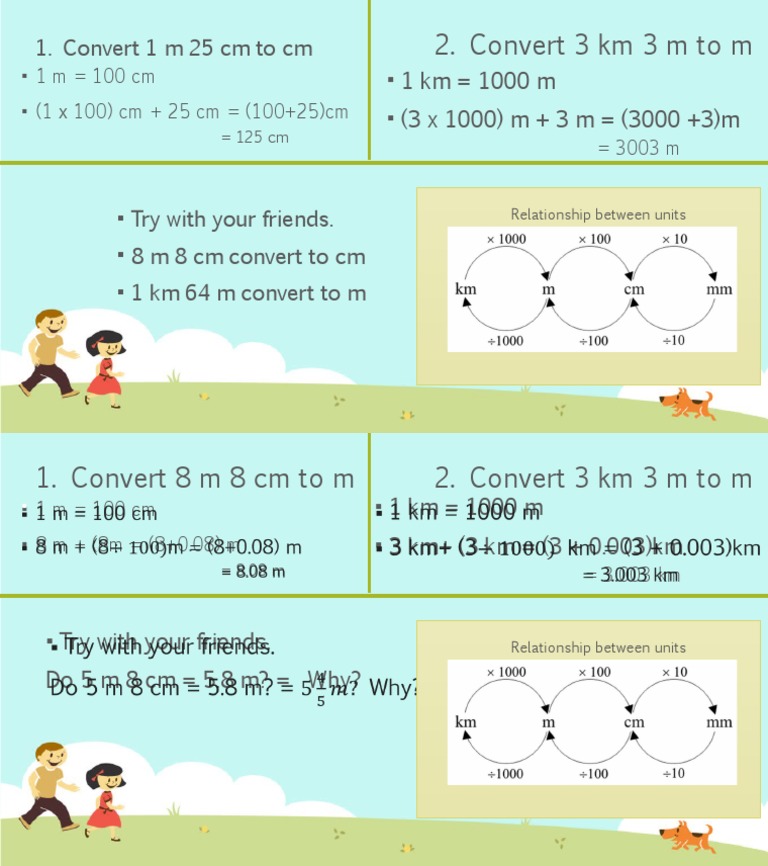 Convert 3 KM 3 M To M | PDF