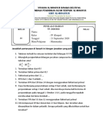 Soal Penilaian Harian Matematika Materi Taksiran, KPK, Dan FPB