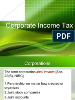 Corporate Income Tax Computations Over 3 Years