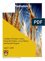 Wheat Production in France