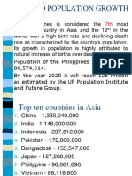Philippines' Rapidly Growing Population