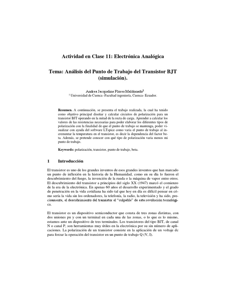 Flores TC11 Ea | PDF | Transistor de unión bipolar | Transistor