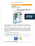 CARTILLA DE Microsoft Publisher 2003