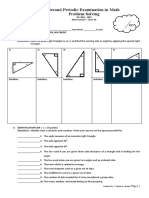 Second Periodic Examination in Math Problem Solving: Main Campus - Level 10