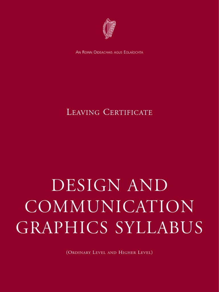 Design and Communication Graphics Syllabus | PDF