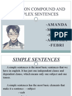Review On Compound and Complex Sentences