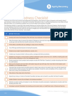Flood Preparedness Checklist