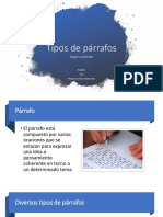 Tipos de Párrafos PDF